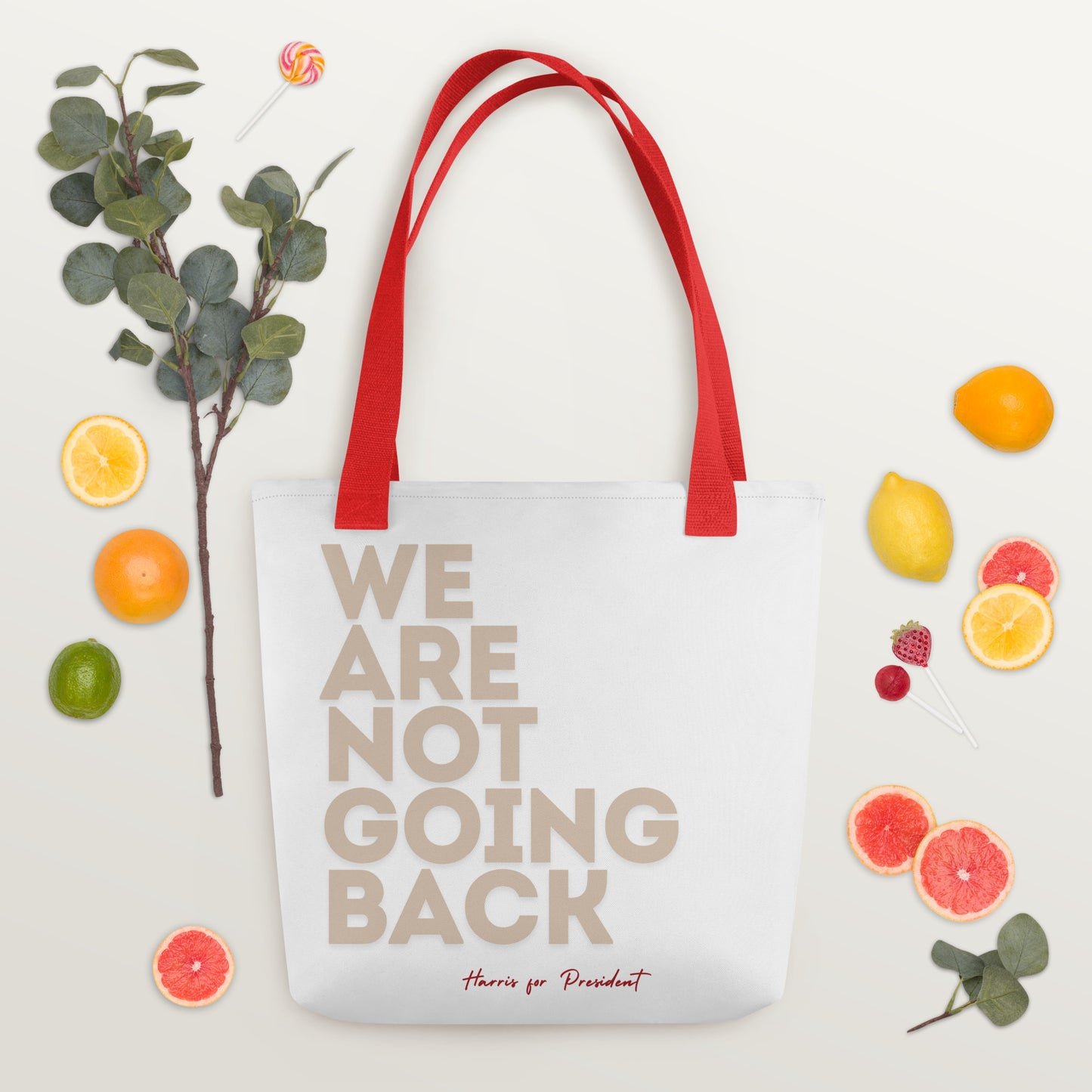 'We are not going back' Tote Bag